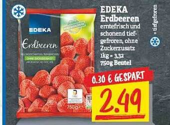 NP Discount Edeka Erdbeeren Angebot