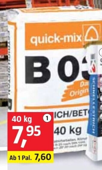 Bauhaus quick-mix Beton Estrich 'B 03' Angebot