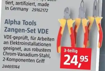 Bauhaus Alpha Tools Zangen Set VDE Angebot