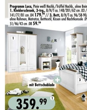 Möbel Boss Kleiderschrank Luca Angebot