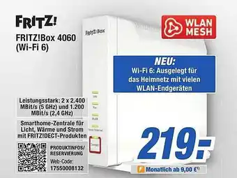 Expert Bening Fritz!box 4060 Wi-fi 6 Angebot