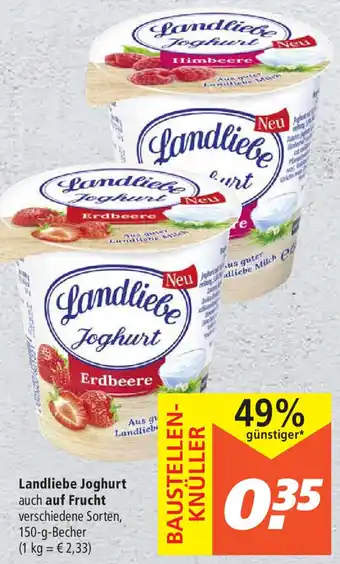 Marktkauf Landliebe Joghurt 150g Angebot