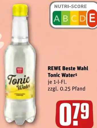 REWE Center Rewe Beste Wahl Tonic Water 1 L Fl. Angebot