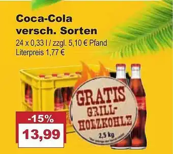 Bilgro Coca-cola Versch. Sorten Angebot