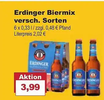 Bilgro Erdinger Biermix Versch. Sorten Angebot