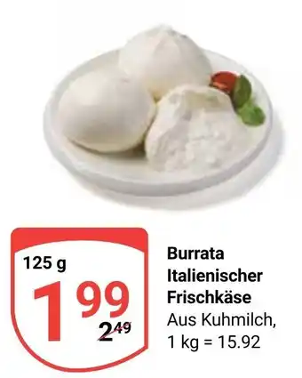 Globus Burrata Italienischer Frischkäse 125 g Angebot