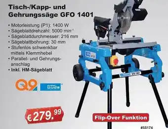 Stabilo Tisch--kapp-und Gehrungssäge Gfo 1401 Angebot