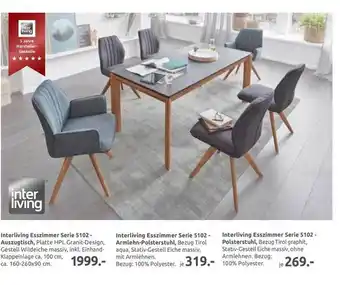 Möbel Wanninger Interliving Esszimmer Serie 5102 Angebot