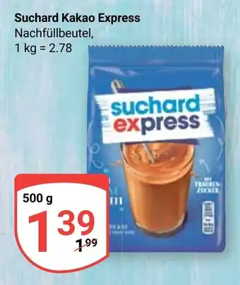 Globus Suchard Kakao Express 500 g Angebot