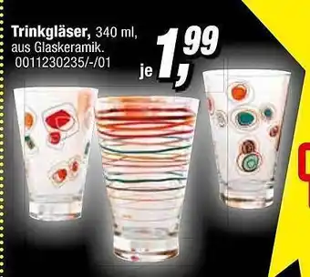 Opti Wohnwelt Trinkgläser Angebot