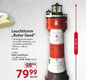 Selgros Leuchtturm „roter Sand“ Angebot