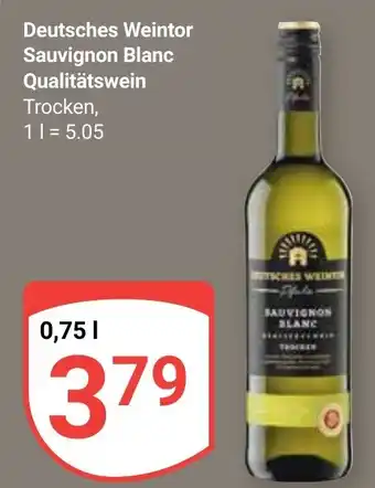 Globus Deutsches Weintor Sauvignon Blanc Qualitätswein 0,75 L Angebot