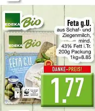 Edeka Scherer Edeka Bio Feta Gu Angebot