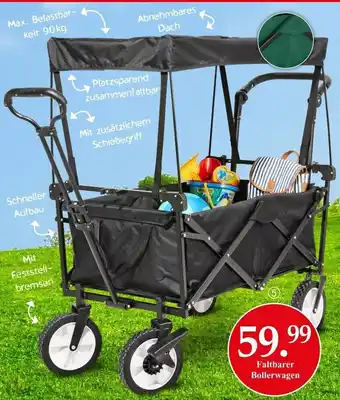 Woolworth Faltbarer Bollerwagen Angebot