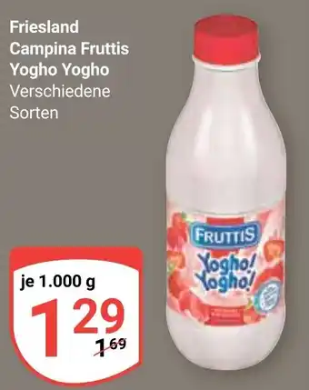 Globus Fruttis Friesland Campina Yogho Yogho 1.000 g Angebot