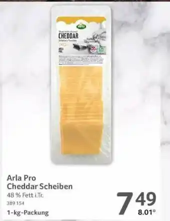 Selgros Arla Pro Cheddar Scheiben Angebot