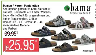 Marktkauf Bama Damen/Herren Pantoletten Angebot