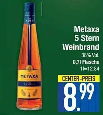 E-Center Metaxa 5 Stern Weinbrand Angebot