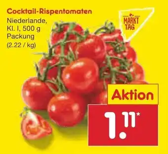 Netto Marken-Discount Cocktail-Rispentomaten 500g Angebot
