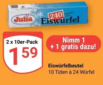 Globus Julia Eiswürfelbeutel 2 x 10er-Pack Angebot