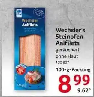 Selgros Wechsler's Steinofen Aalfilets Angebot