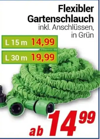 CENTERSHOP Flexibler Gartenschlauch L 30 m Angebot