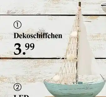 Woolworth Dekoschiffchen Angebot