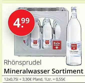 Sagasser Rhönsprudel Mineralwasser Sortiment Angebot