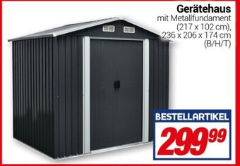 CENTERSHOP Gerätehaus Angebot