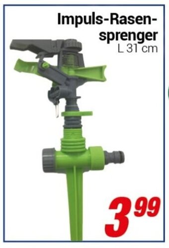 CENTERSHOP Impuls Rasensprenger L 31 cm Angebot