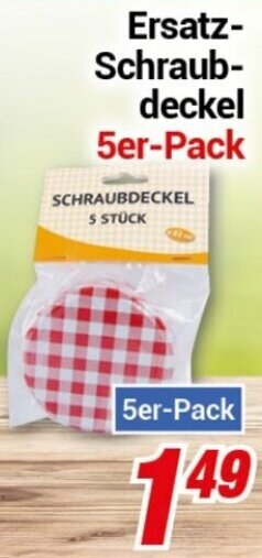 CENTERSHOP Ersatz Schraubdeckel 5er Pack Angebot