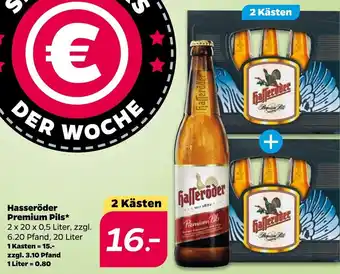 NETTO Hasseröder Premium Pils 2x20x0,5 Liter Angebot