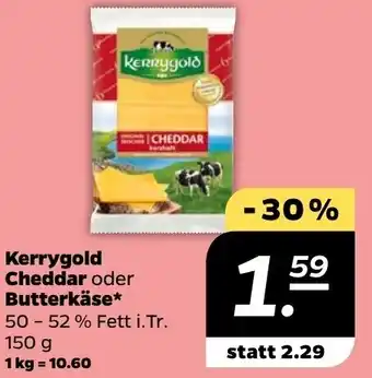 NETTO Kerrygold Cheddar oder Butterkäse 150 g Angebot