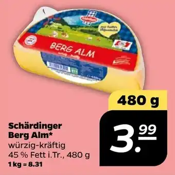 NETTO Schärdinger Berg Alm würzig kräftig 480 g Angebot