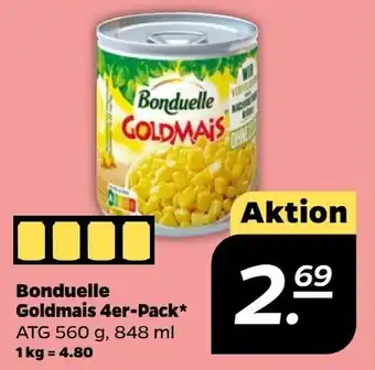 NETTO Bonduelle Goldmais 4er Pack Angebot