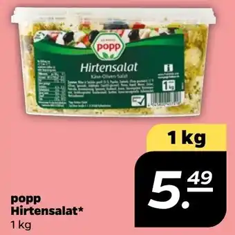 NETTO Popp Hirtensalat 1 kg Angebot