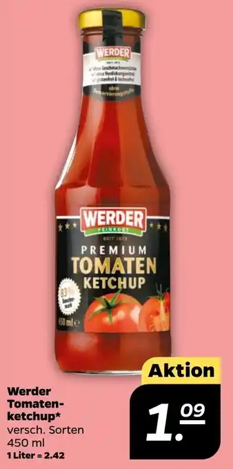 NETTO Werder Tomatenketchup 450 ml Angebot