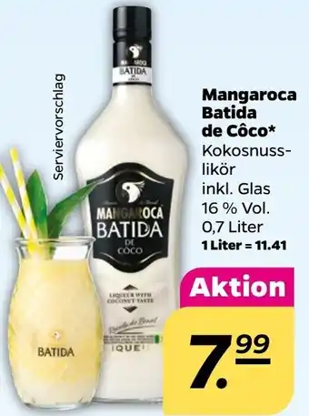 NETTO Mangaroca Batida De Côco 0,7 Liter Angebot