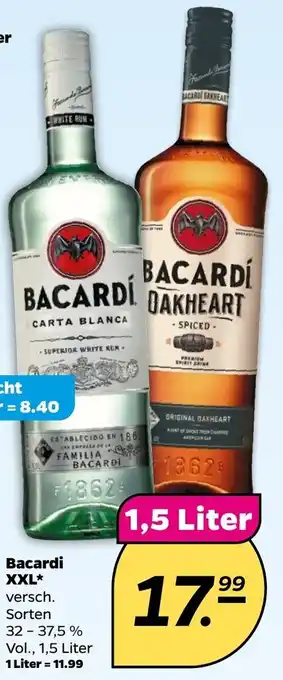 NETTO Bacardi XXL 1,5 Liter Angebot