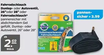 NETTO Fahrradschlauch Dunlop oder Autoventil, 26" oder 28" oder Fahrradschlauch Angebot