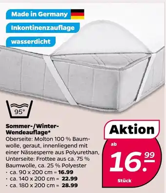 NETTO Sommer/Winter Wendeauflage Angebot