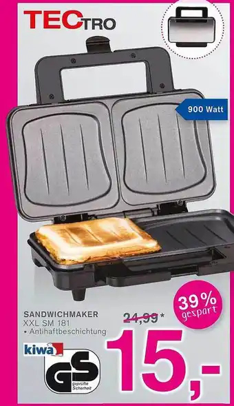 KODi Tectro Sandwichmaker Angebot