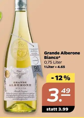 NETTO Grande Alberone Bianco 0,75 Liter Angebot