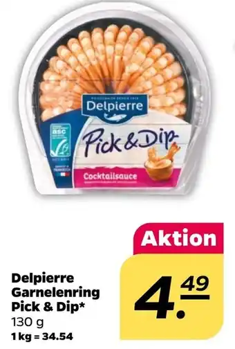 NETTO Delpierre Garnelenring Pick & Dip 130 g Angebot