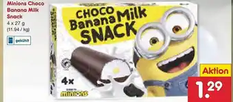 Netto Marken-Discount Minions Choco Banana Milk Snack Angebot