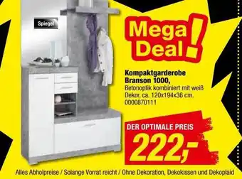 Opti Wohnwelt Kompaktgarderobe Branson 1000 Angebot