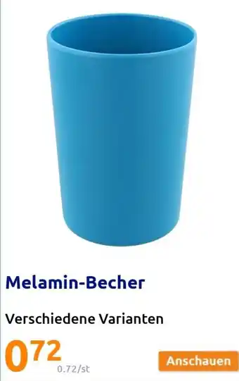 Action Melamin Becher Angebot