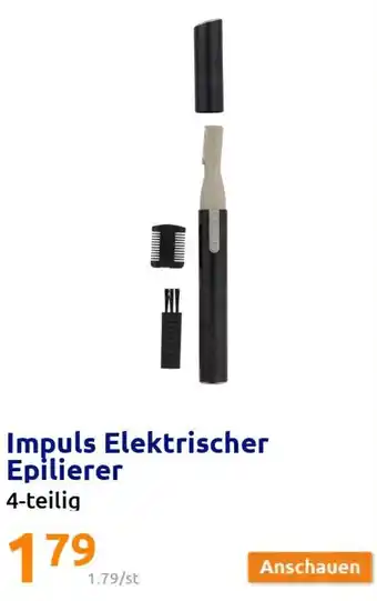 Action Impuls Elektrischer Epilierer 4-teilig Angebot