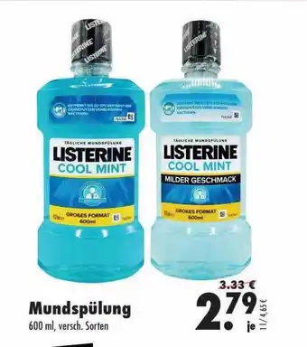 Mäc Geiz Listerine Mundspülung Angebot