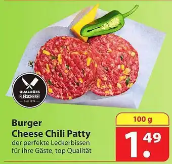 Famila Nord Ost Burger Cheese Chili Patty Angebot